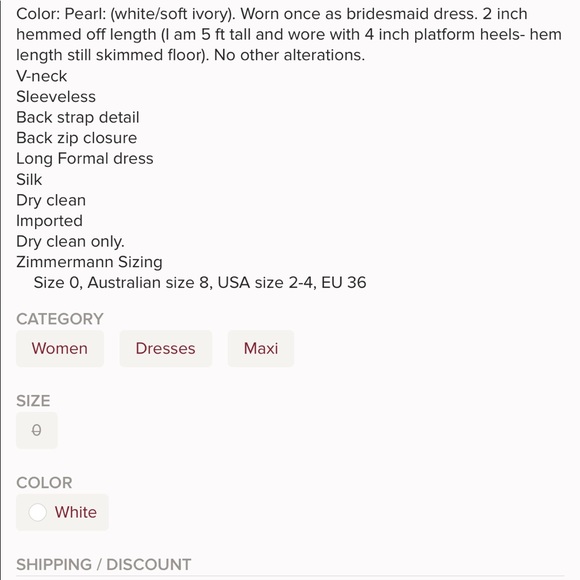 Zimmerman Dress - Picture 6 of 6